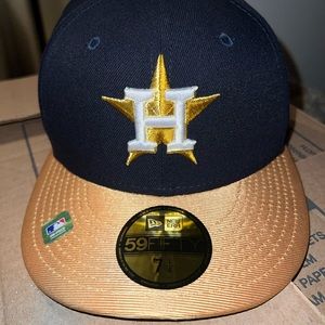 Houston Astros Gold World series cap 7 1/4